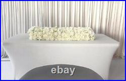 Wedding Top Table Backdrop Walkway Flower Arrangement Runner for SALE-(1M Long)