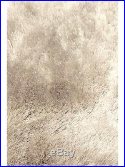 Whisper Shaggy Super Soft Rug LIGHT CREAM S -M- Large Size NOW ON SALE