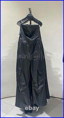Zara New Woman S23 Faux Leather Jumpsuit With Multiple Pockets Ref3152/302 Sale